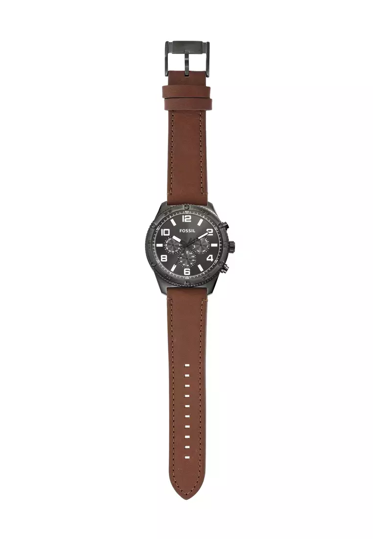 Buy Fossil Fossil Male's Brox brown Leather Watch BQ2800 2023