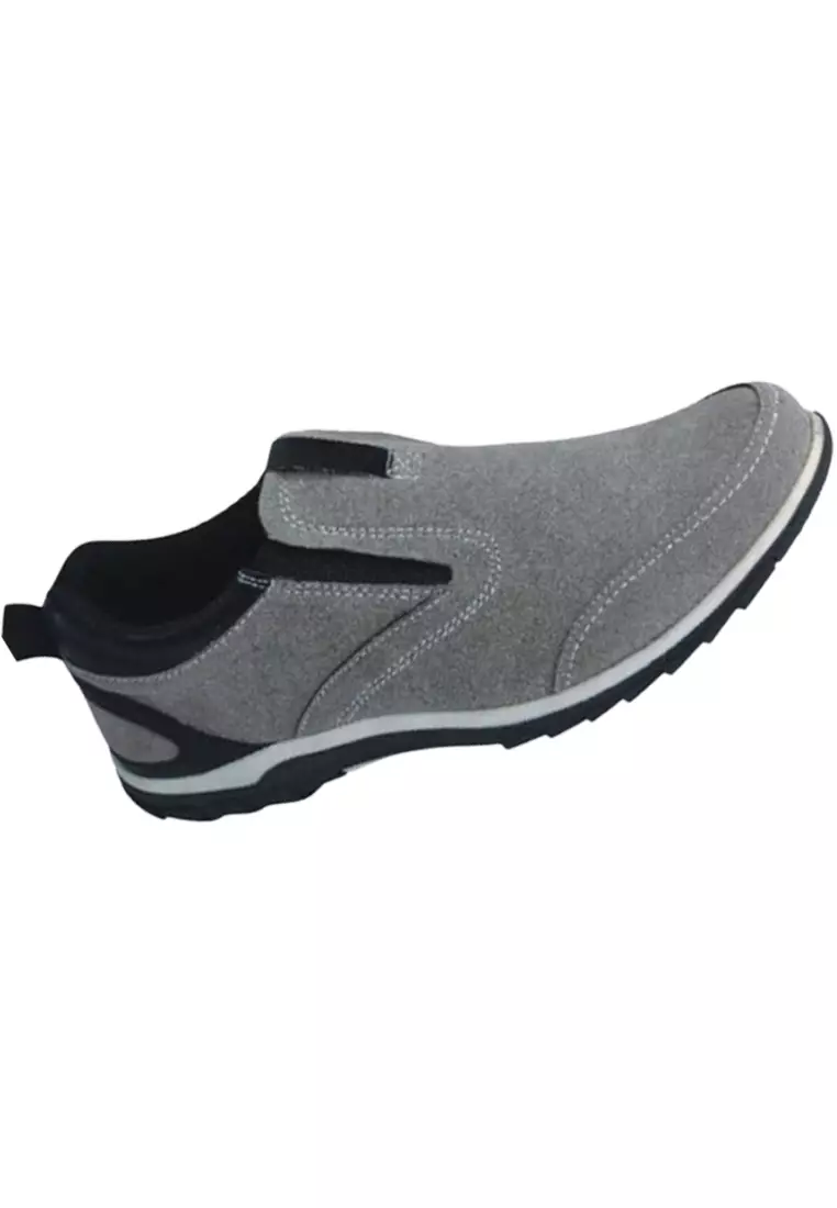Dalbert Shoes Casual Sepatu Pria Breathable Comfortable Mateial Synthesis ORIGINAL - Grey