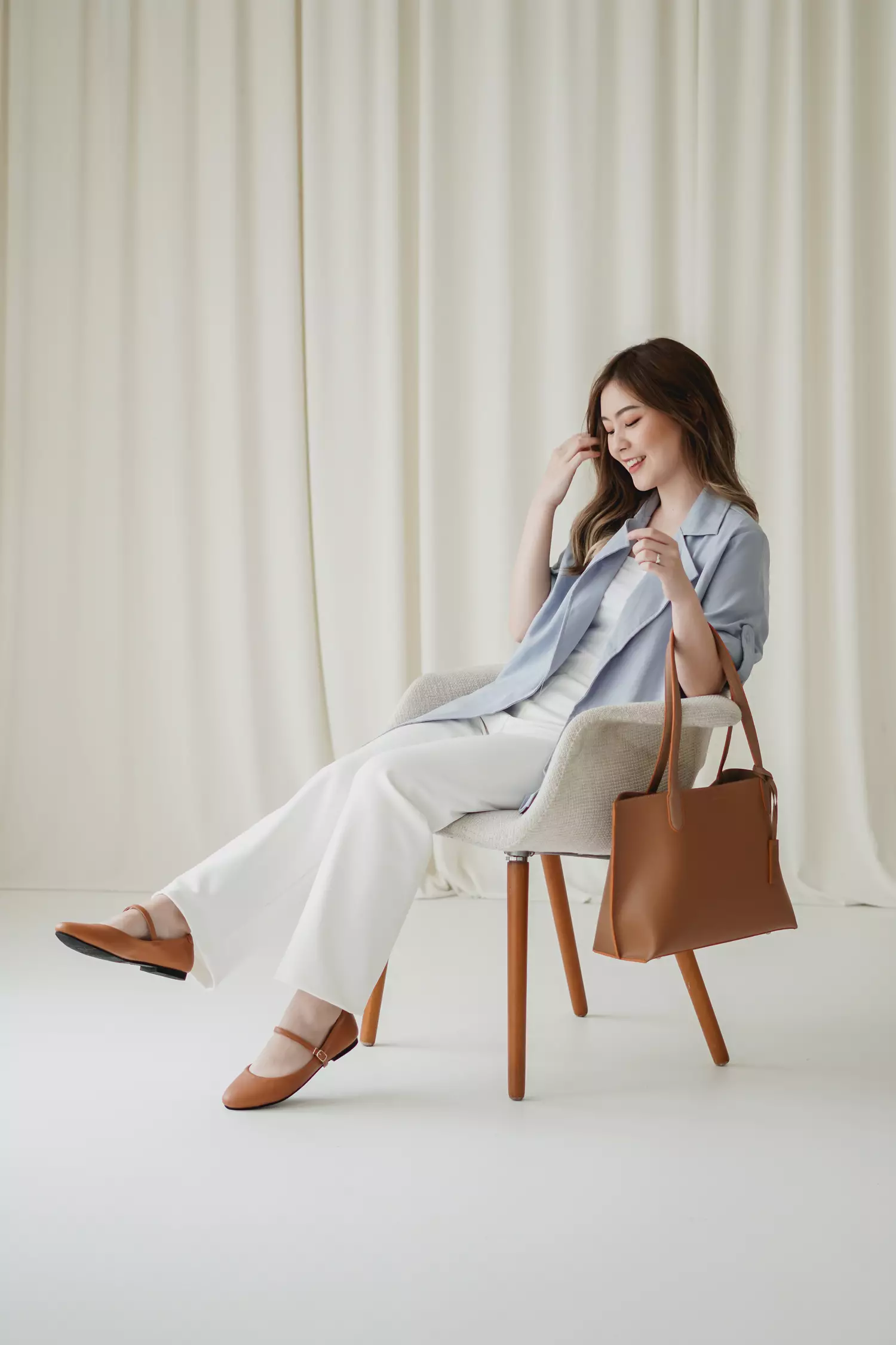 Willow Sepatu Mary Jane Flat Shoes Wanita