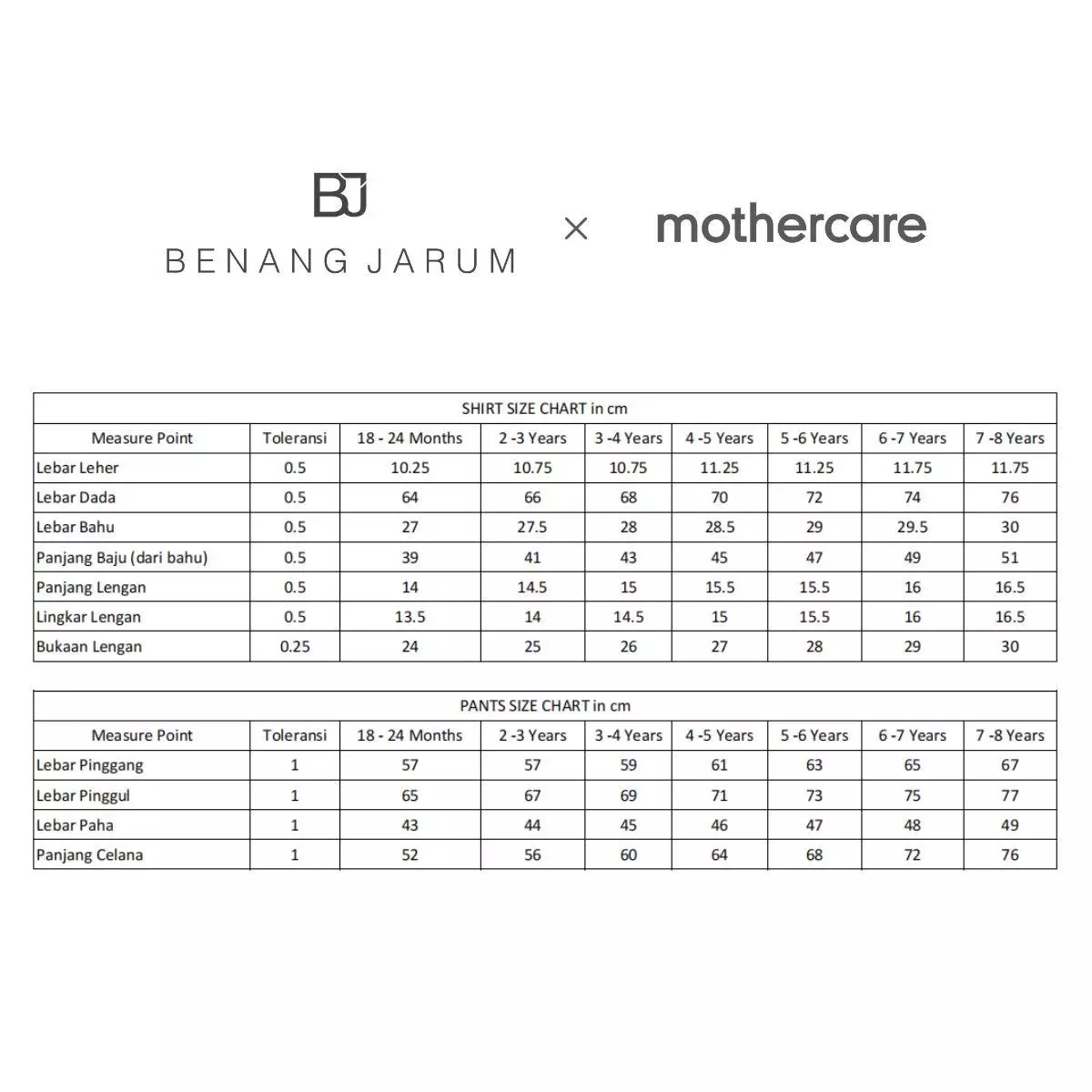 Mothercare x Benang Jarum Raya Collection Lace Sets - Set Baju Lebaran Anak Laki-laki