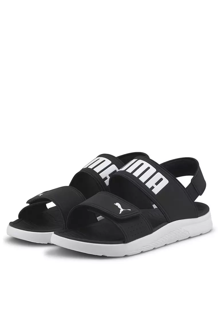 Puma on sale black sandals