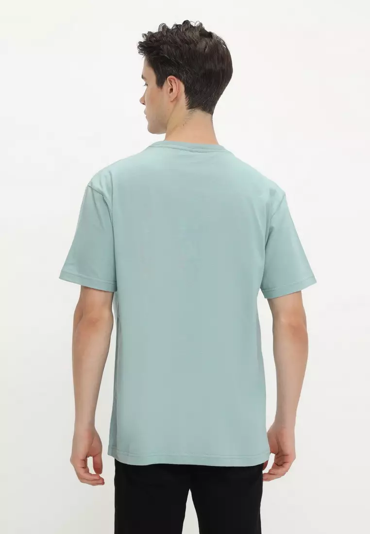 NX T-Shirt Cotton Combed Tebal Sablon Bordir Pria 207370351