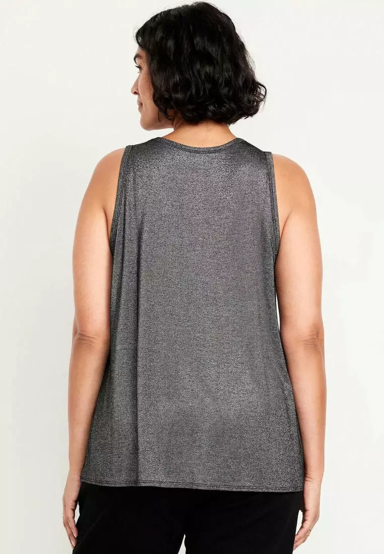 Luxe Sleeveless Shine Top