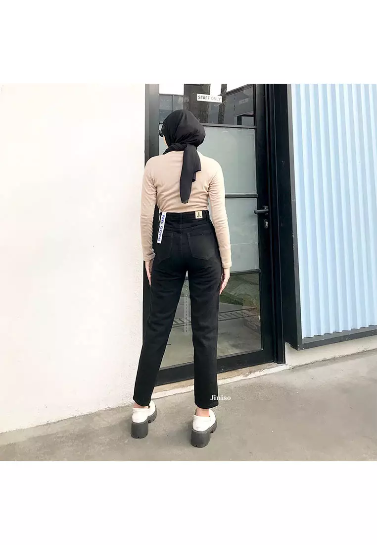 Highwaist Boyfriend Jeans 023 FEEL GOOD