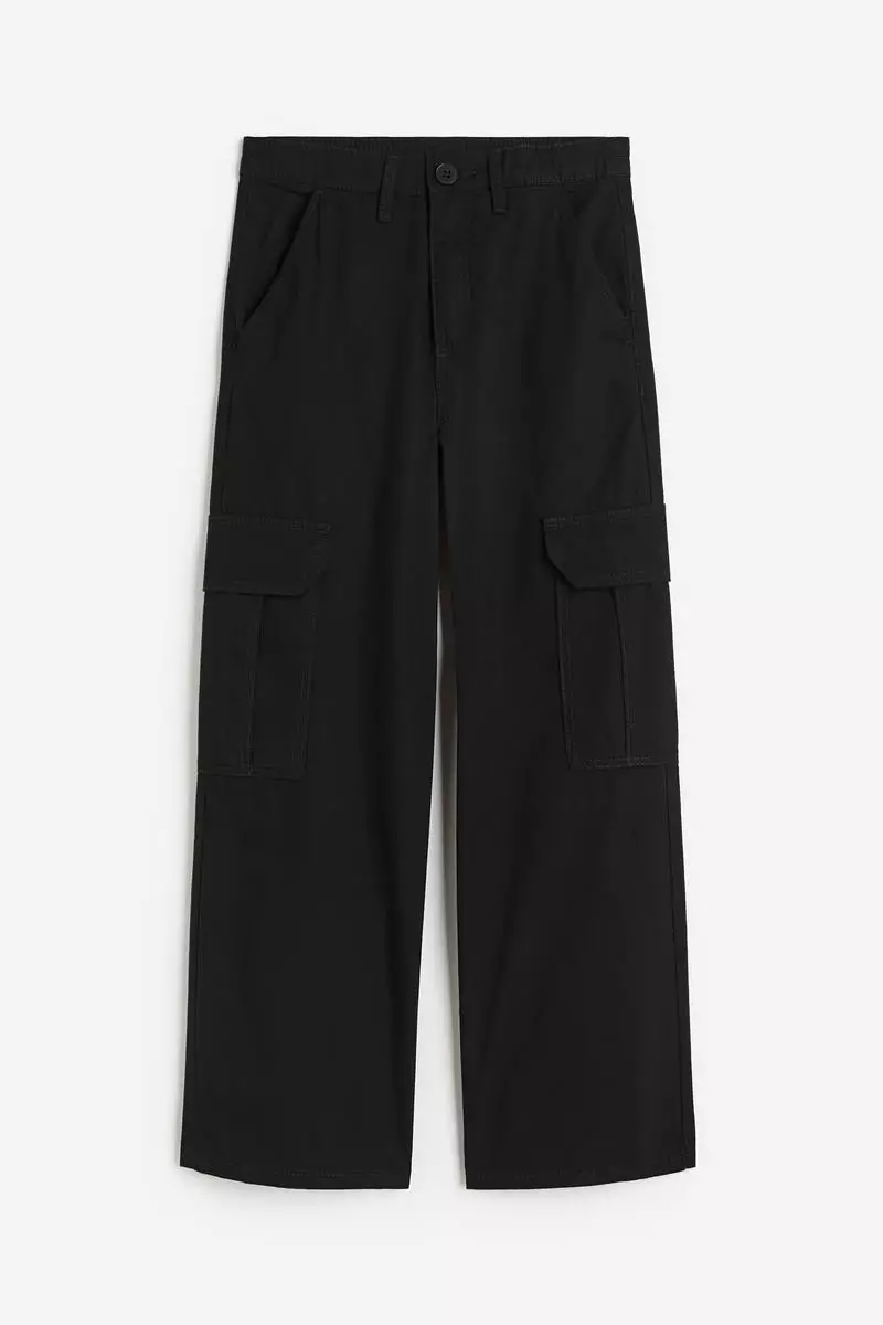 h&m black pants