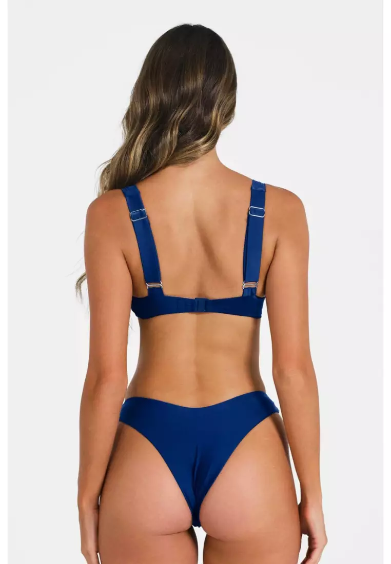 Tiana Underwire Bikini Top / Jazzy Blues Gloss