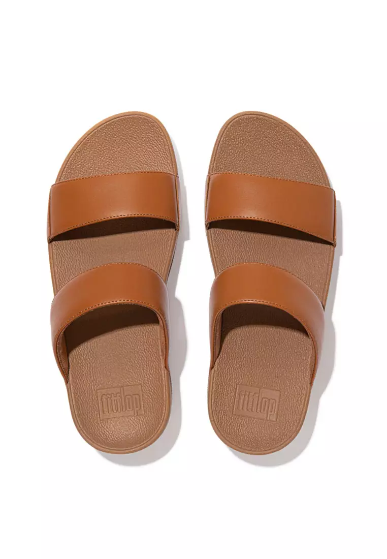 LULU Women's Leather Slides - Light Tan (ED4-592)