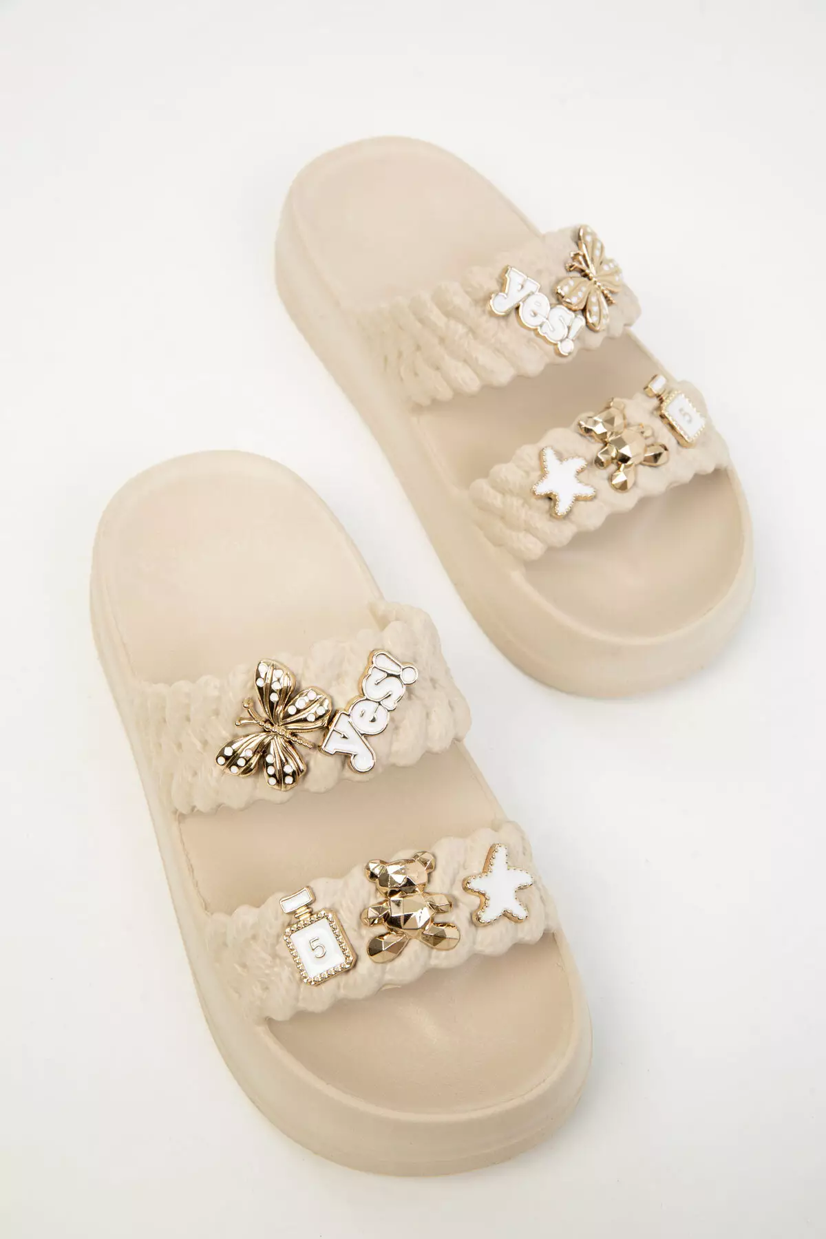 Beige Women's Slippers 20305