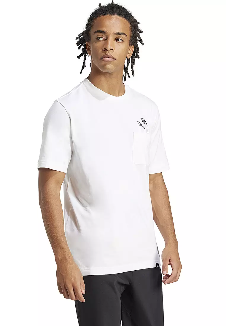 Buy ADIDAS Lounge Slides Graphic Pocket T-Shirt 2026 Online | ZALORA