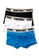 diesel black and white and blue and multi 3-Pack Boxer Shorts ED99DKADA050C0GS_1