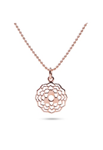 Millenne silver MILLENNE Millennia 2000 Sahasrara "The Crown Chakra" Rose Gold Pendant with 925 Sterling Silver C8FC6AC752A249GS_1