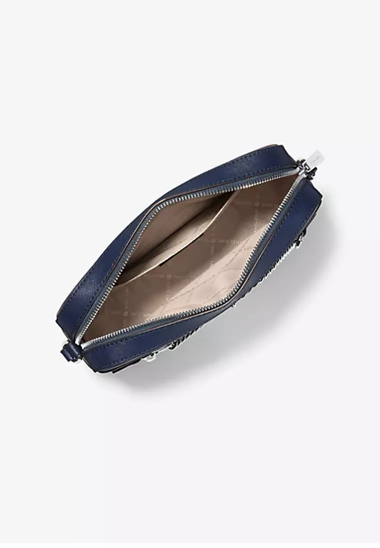 Jet Set Large Saffiano Leather Crossbody Bag