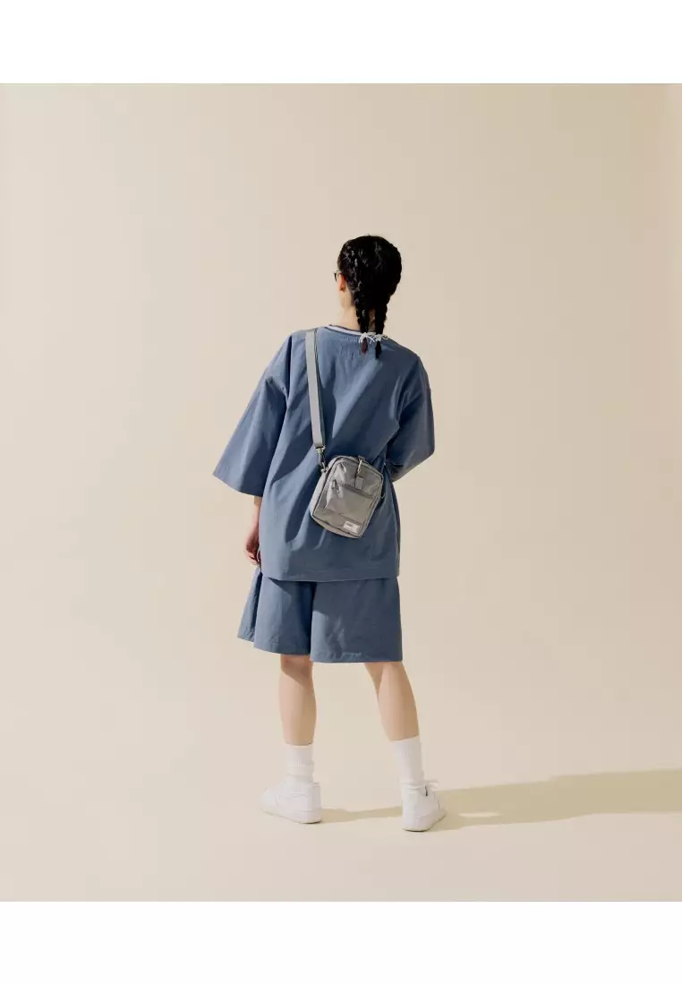 Plain-me 單色經典旅行小包-灰色