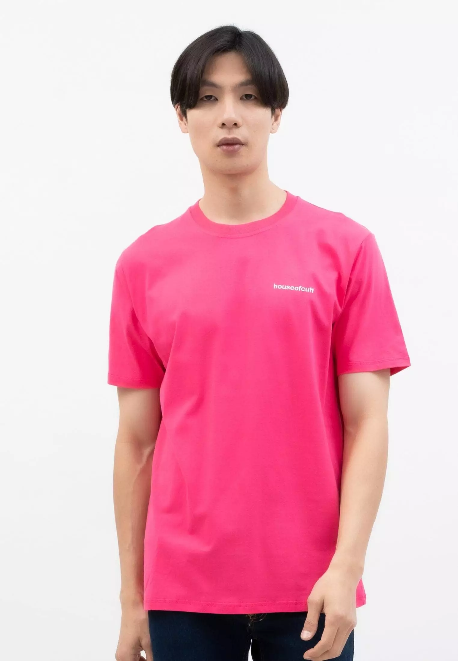 Houseofcuff T-shirt Kaos Polos Pendek Pink Fanta Tersedia Size S - 4XL