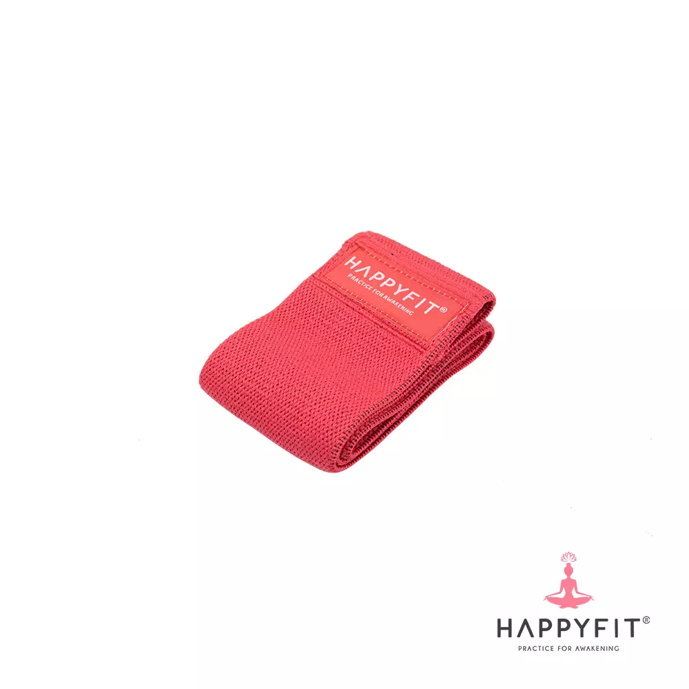 HAPPYFIT RESISTANCE HIP BAND M - HOTPINK