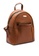 Unisa brown Faux Leather Studded Backpack 6950BACF5203E7GS_2