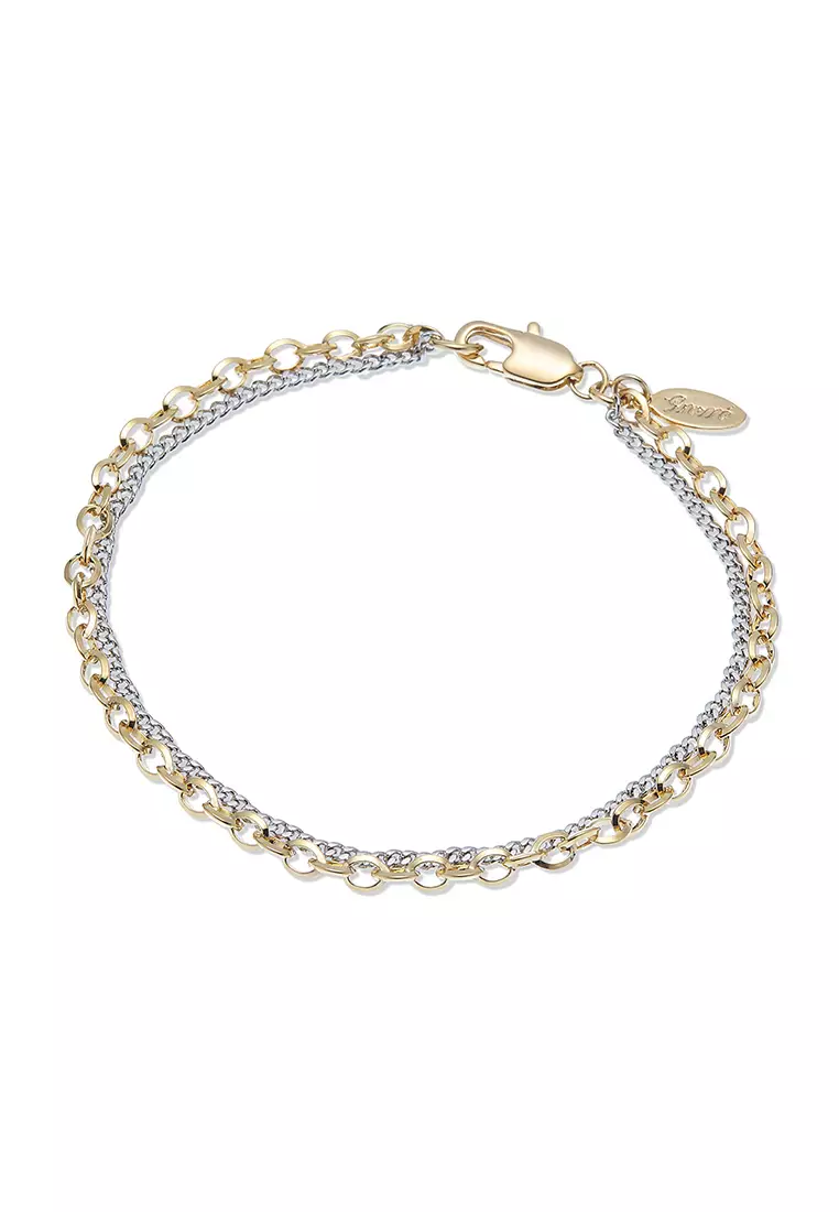 Gold platinum sale bracelet