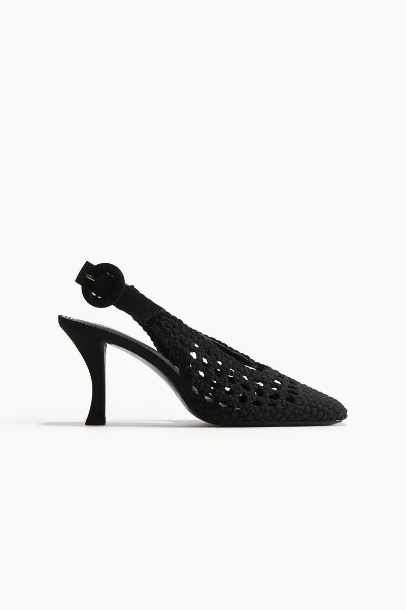 Discount on H&M  shoes - SKU: Braided canvas slingbacks