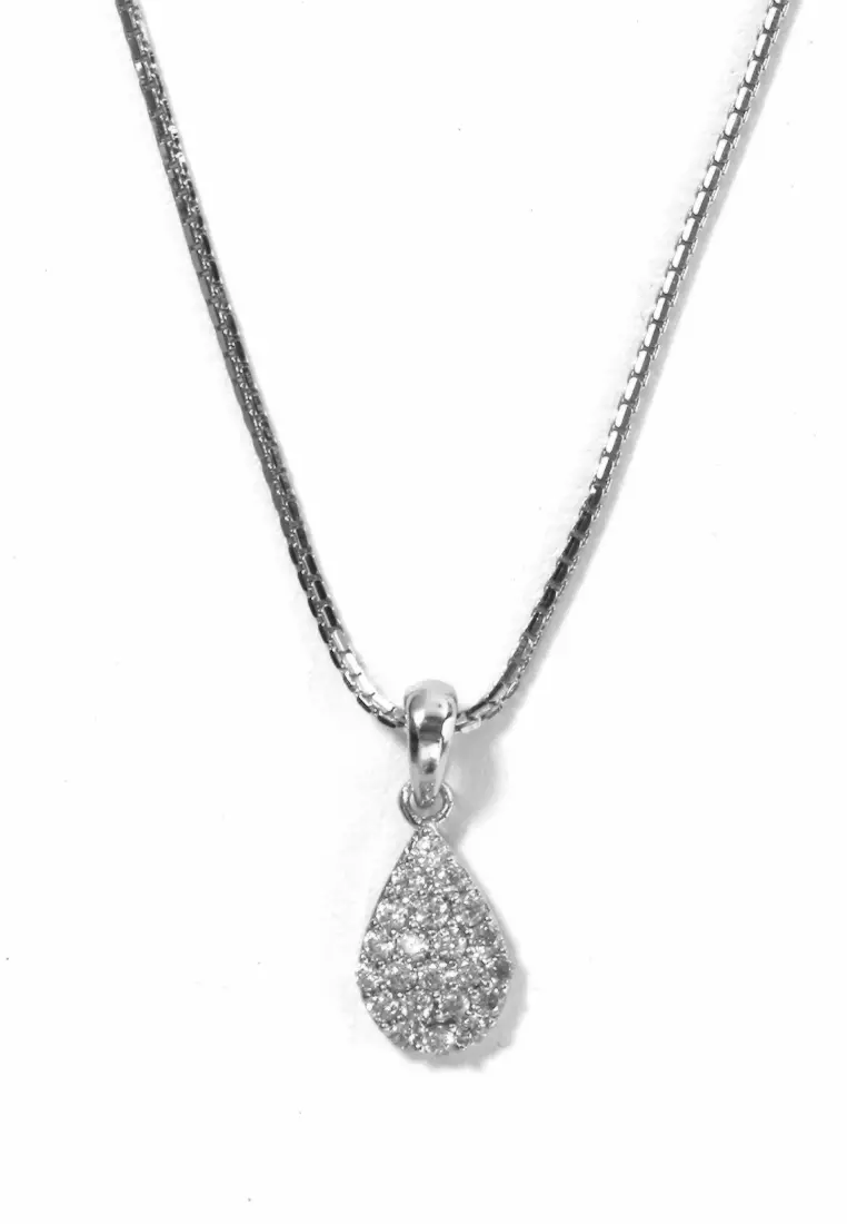 Kalung Liontin Oval Aksesoris Wanita Design Elegant - 43