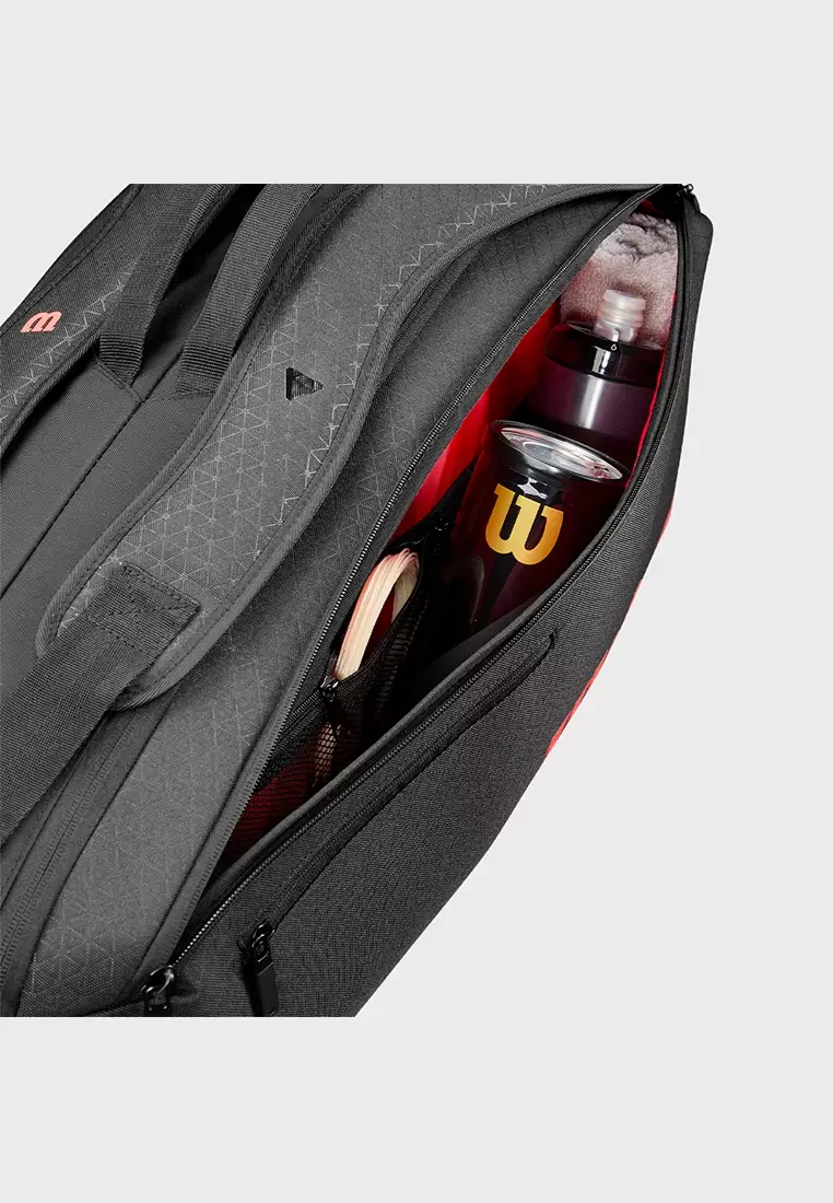 Clash V3 6Pk Racquet Bag Black/Infrared Bag WR8038101+