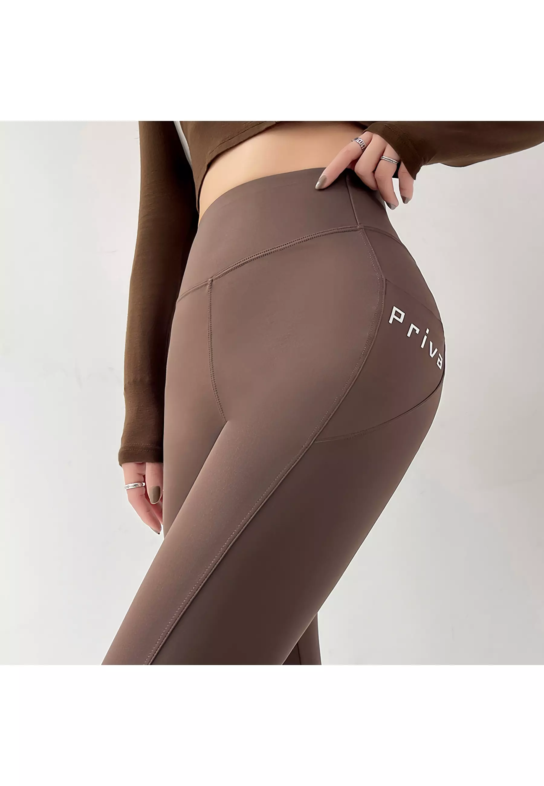 YouHave ( You’ve ) Yoga Legging Celana Olahraga Wanita High Waist Gym Running Sport Celana Senam Wanita Zumba Polos Yoga Gym Tennis Y00010