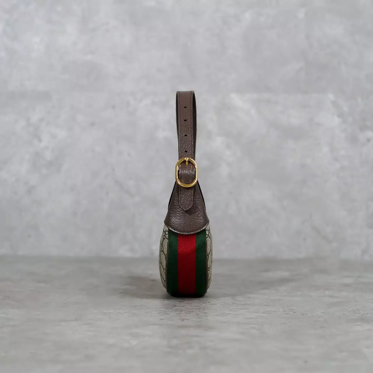 Tas GUCCI OPHIDIA GG MONOGRAM BEIGE BROWN STRIPE RED GREEN HOBO BAG 100% ORIGINAL