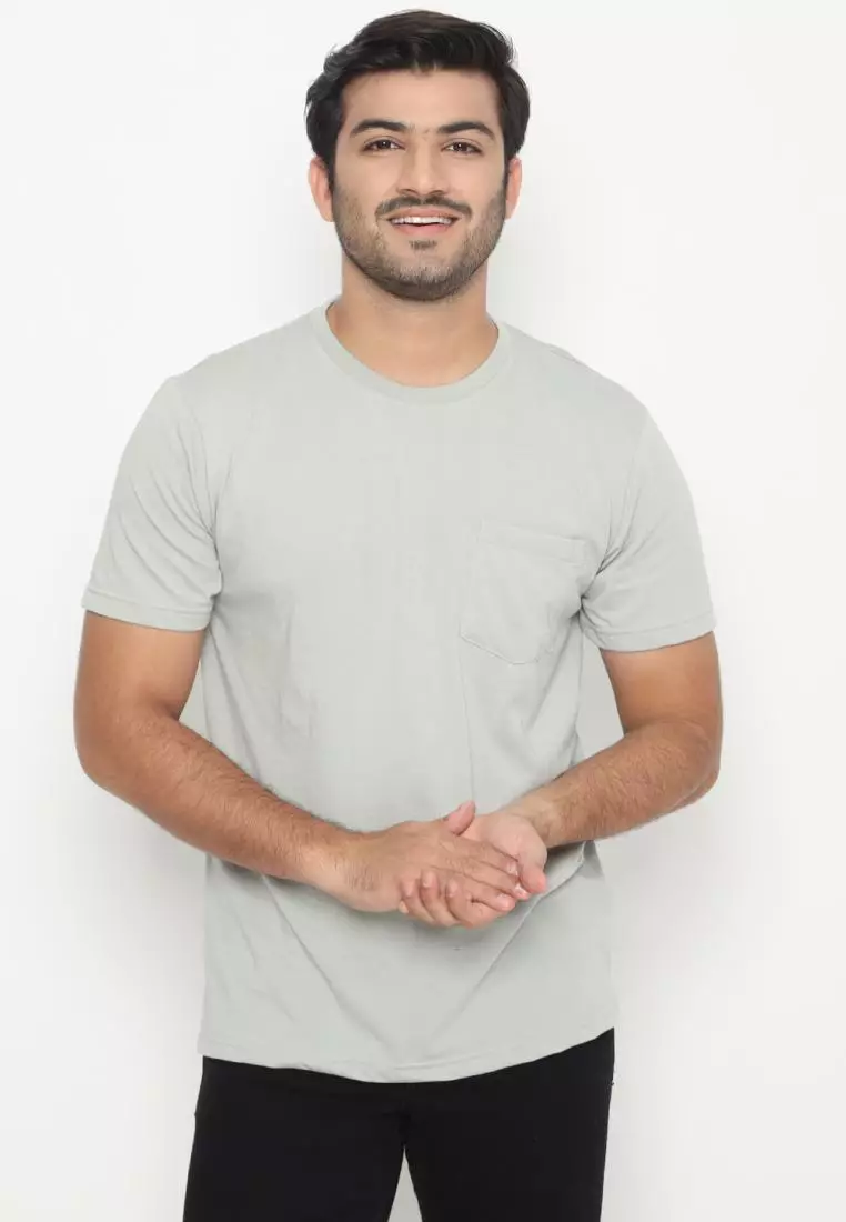 MATSUDA Kaos Polos Pocket T Shirt Cotton Chuo