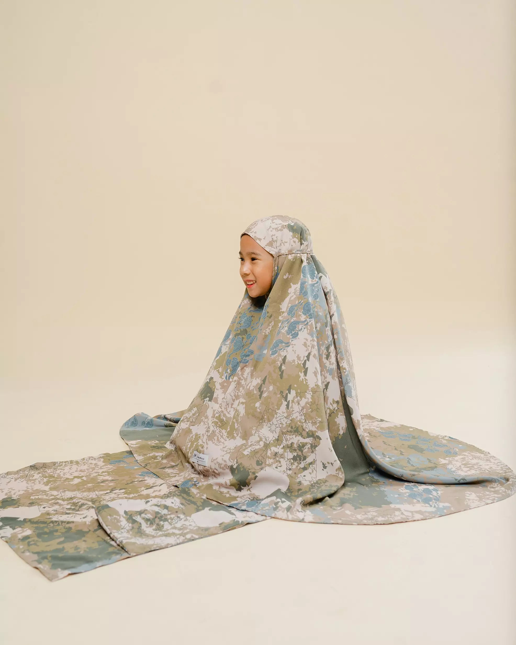 Year End Sale - ZM Zaskia Mecca - Xawa Brown Mukena Anak - Jelita Indonesia - Edisi Lamun Ombak