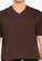 Electro Denim Lab brown V-Neck Tee 2F850AAAE27C8AGS_3