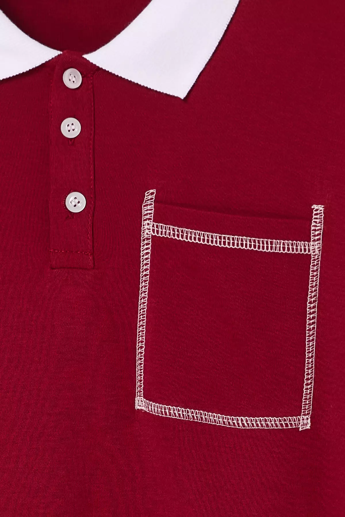Stitch Detail Polo Shirt