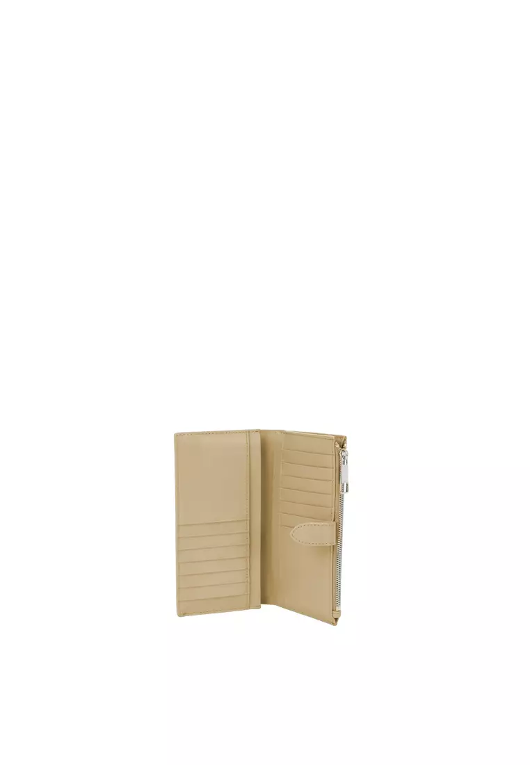 Bi-fold Long Wallet - Toffee