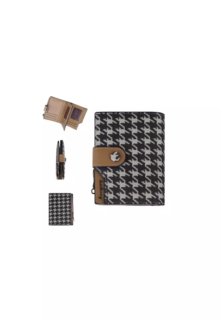 Dompet Wanita Lipat Pendek Bahan Kulit PU Leather Motif Polos ORIGINAL Premium Quality