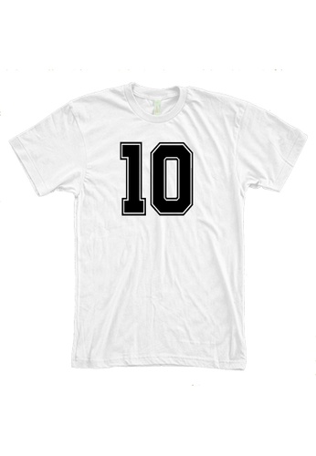 MRL Prints white Number Shirt 10 T-Shirt Customized Jersey B81C0AA7F1D8EFGS_1
