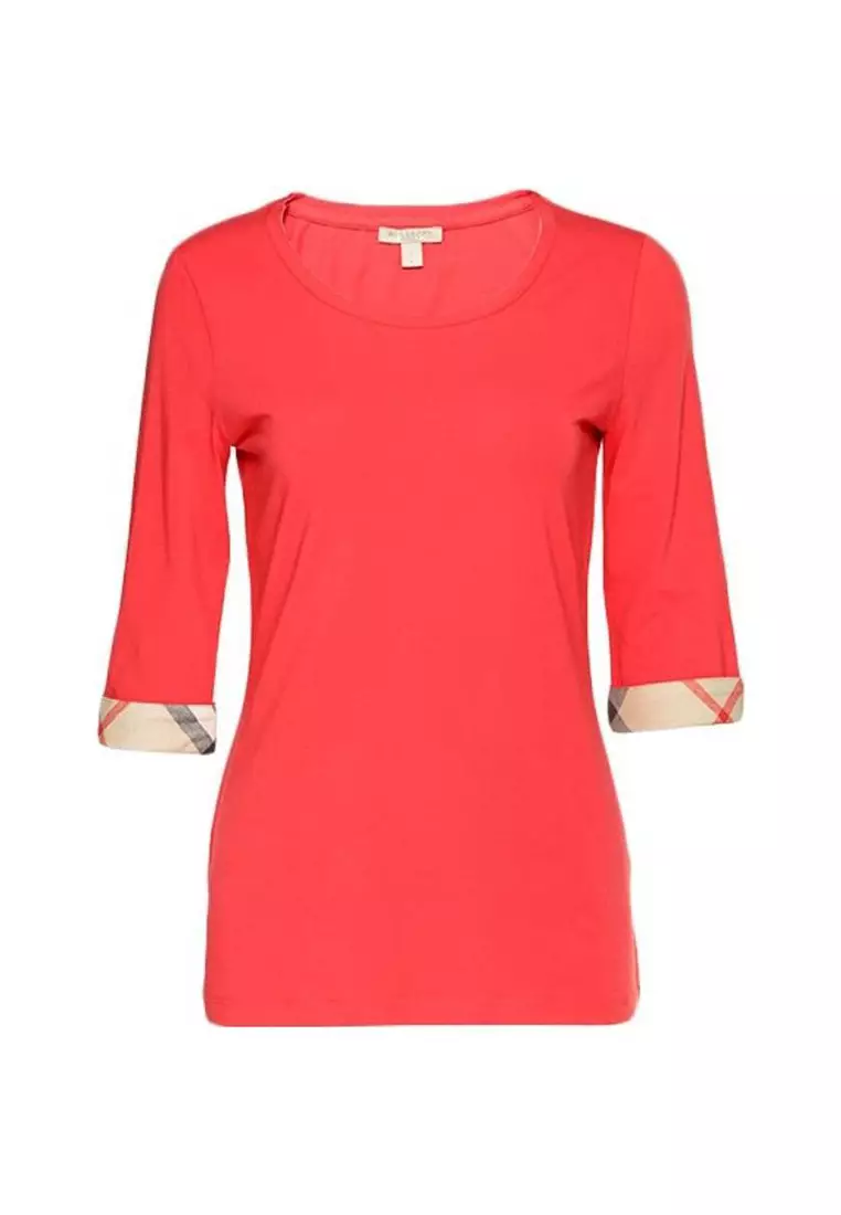 Burberry t new arrivals shirt women's red