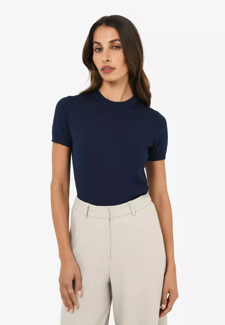 Catherine Short Sleeve Knit