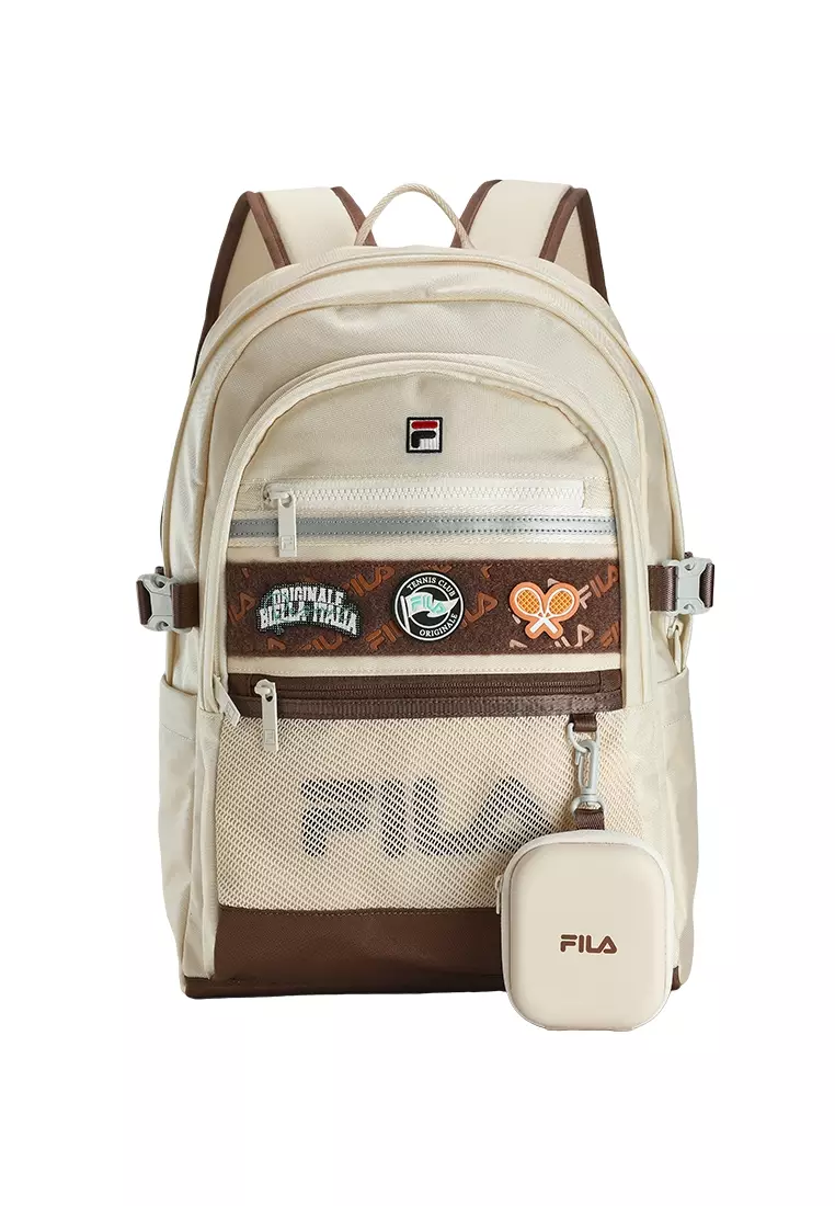 White 2025 fila backpack