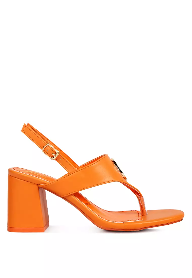 Thong sandal heels top