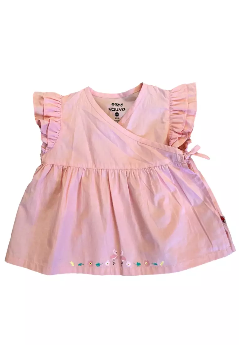 Buy My Little Korner Vauva SS23 Safari Baby Girls Animal Print Cotton Bodysuit Online ZALORA