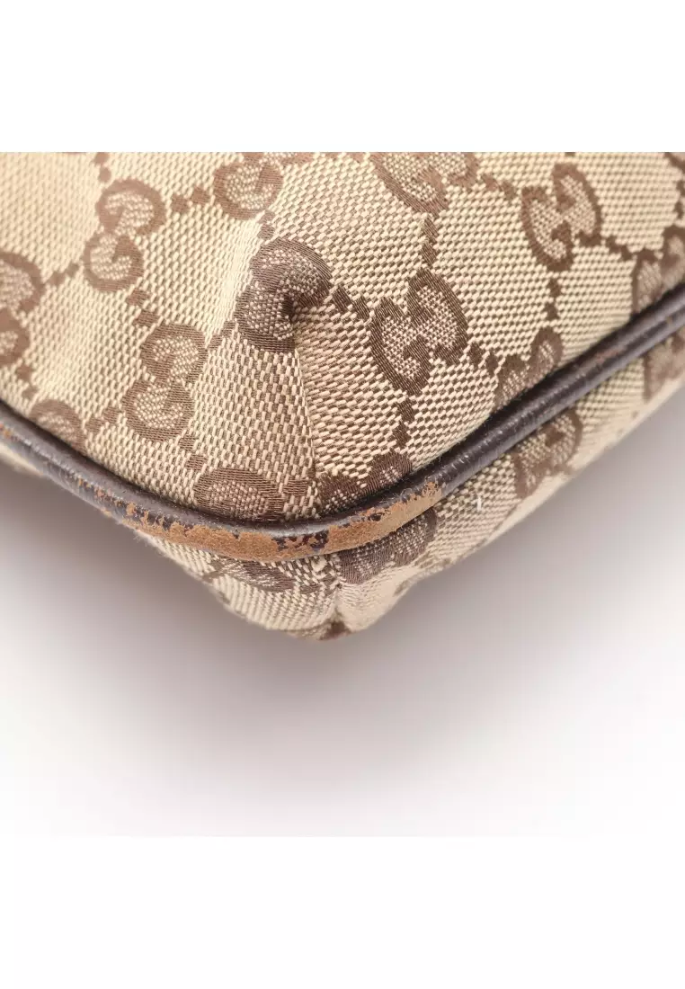 Buy Gucci Pre-Loved Gucci GG canvas Shoulder bag canvas leather