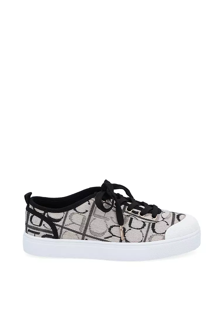 Discount on Carlo Rino  shoes - SKU: Black Carlo Geo Jacquard Sneakers