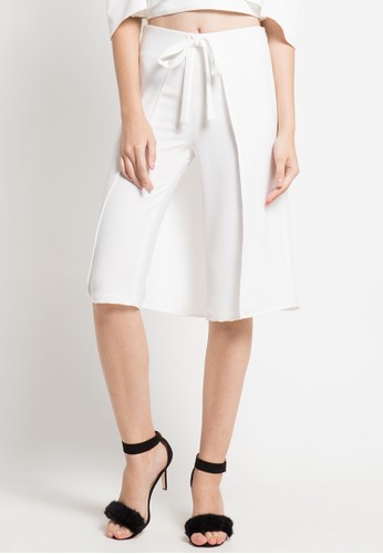 Beaux tie front layered pants