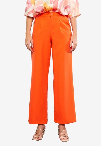 LC WAIKIKI orange Standard Fit Detail Trousers 76611AA5EEEF7DGS_1