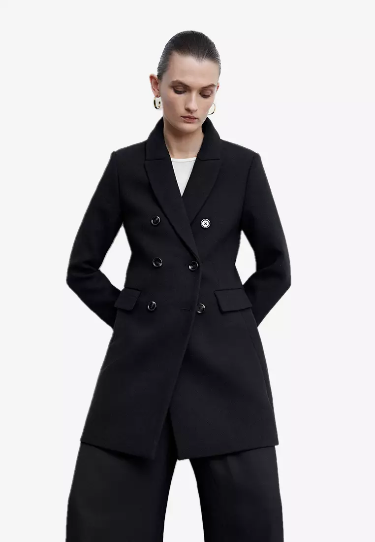 Buy Mango Wool DoubleBreasted Coat 2024 Online ZALORA Philippines