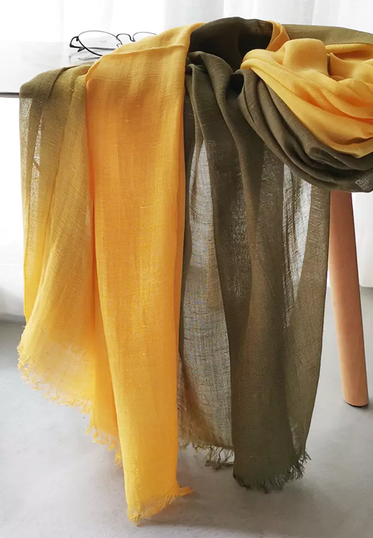 Cotton Yarn Mix Color Tie Dye Scarf JW JS-1100.a