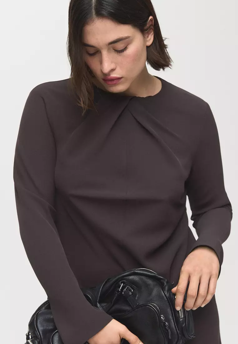 green long sleeve dress zara ZARA Long One Sleeve Cocktail Dress Dark Olive Size Medium NWT – Style  Exchange Boutique PGH