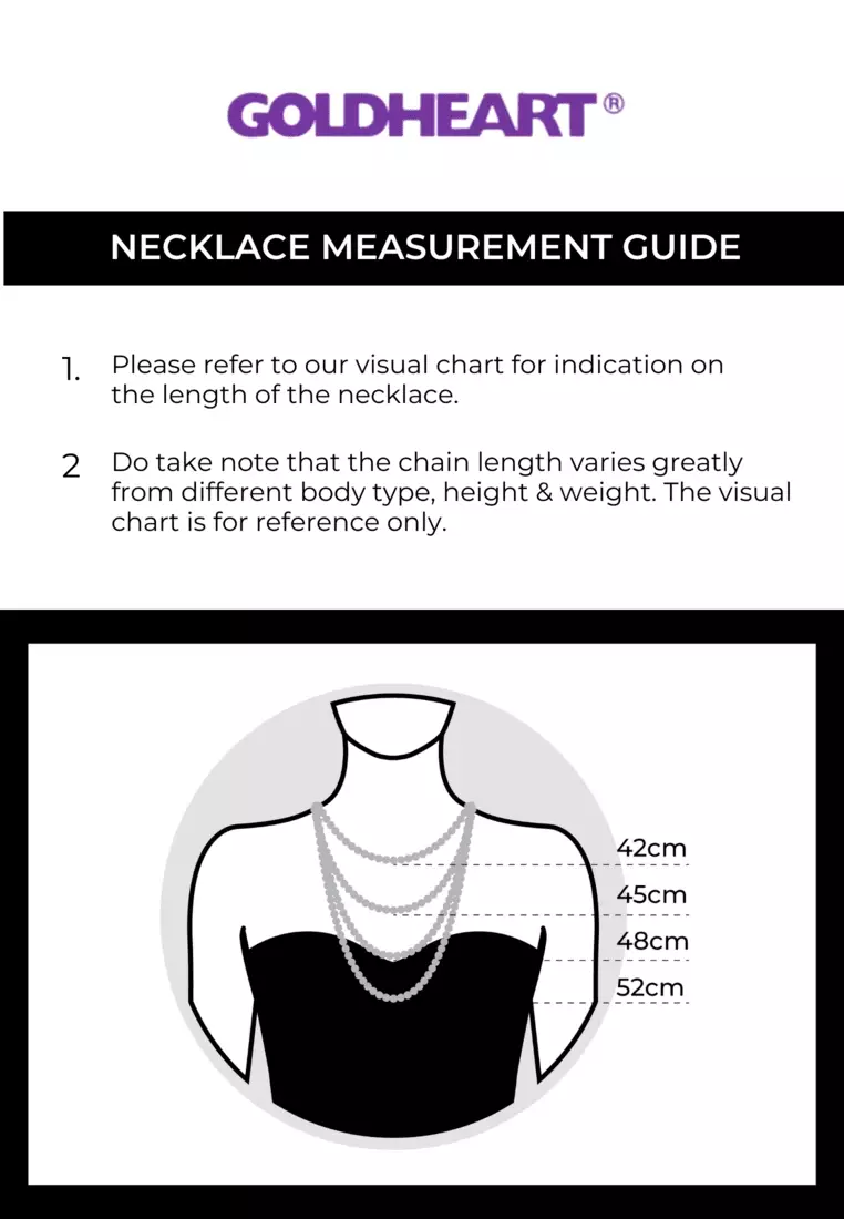 GOLDHEART Chic Radiance Dual-Tone Diamond Necklace