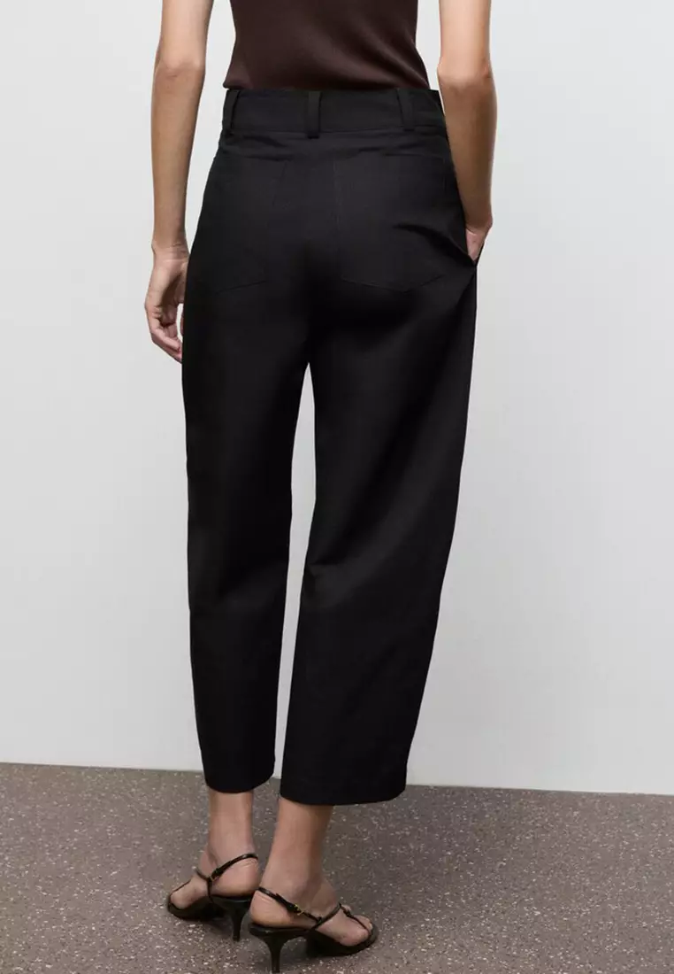 High-Waisted Balloon Trousers