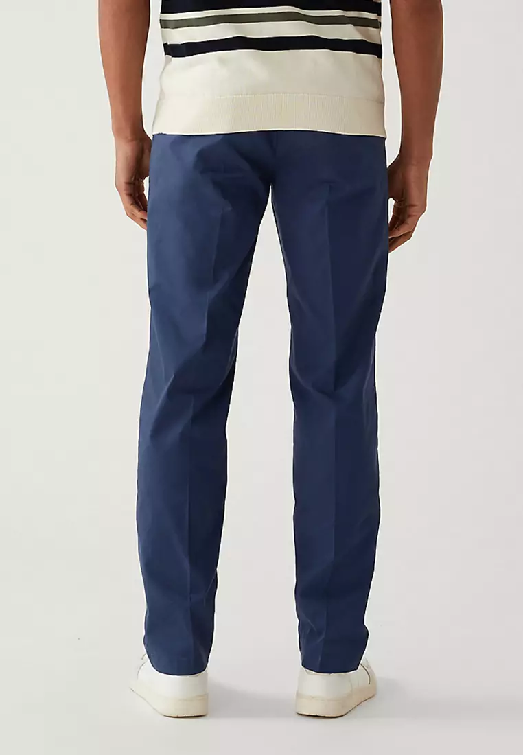 Regular Fit Cotton Rich Super Lightweight Chinos