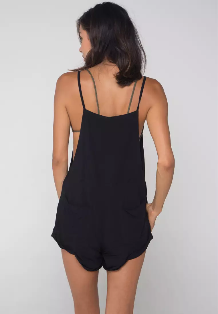 BABYLON PLAYSUIT BLACK