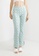 TOPSHOP green Side Split Straight Leg Trousers A41DBAA591BC31GS_1